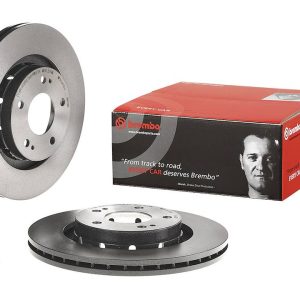 Brembo Brake Rotor, Vented, One Piece Design, Wheel Bolt Pattern 5 X 114.3 Millimeter – 09A73811C02