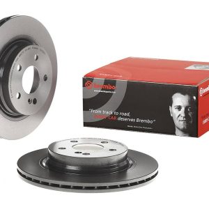 Brembo Brake Rotor, Vented, One Piece Design, Wheel Bolt Pattern 5 X 112 Millimeter – 09A76011C02
