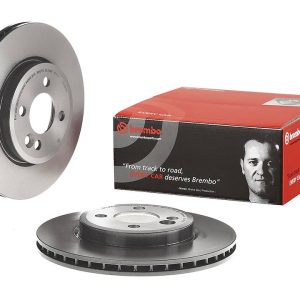 Brembo Brake Rotor, Vented, One Piece Design, Wheel Bolt Pattern 4 X 100 Millimeter – 09A76111C02