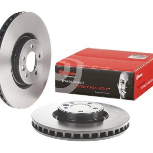 Brembo Brake Rotor, Vented, One Piece Design, Wheel Bolt Pattern 5 X 120 Millimeter – 09A77311C02