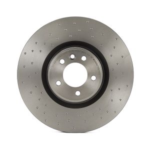 Brembo Brake Rotor, Xtra, Vented Cross Drilled, One Piece Design, Wheel Bolt Pattern 5 X 120 Millimeter – 09A7731XC02