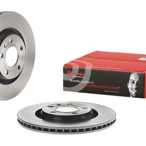 Brembo Brake Rotor, Vented, One Piece Design, Wheel Bolt Pattern 5 X 112 Millimeter – 09A81411C02