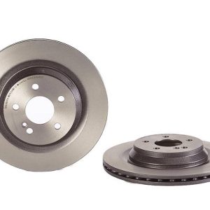 Brembo Brake Rotor, Vented, One Piece Design, Wheel Bolt Pattern 5 X 112 Millimeter – 09A81811C02