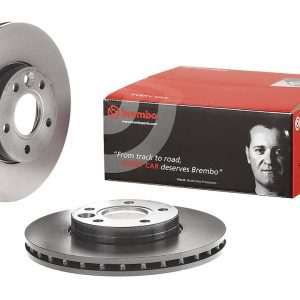 Brembo Brake Rotor, Vented, One Piece Design, Wheel Bolt Pattern 5 X 107.95 Millimeter – 09A90511C02