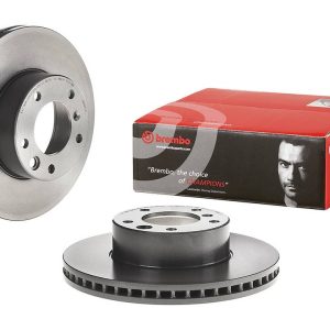 Brembo Brake Rotor, Vented, One Piece Design, Wheel Bolt Pattern 5 X 130 Millimeter – 09A91711C02