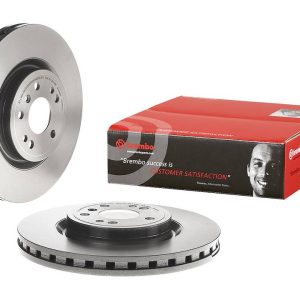 Brembo Brake Rotor, Vented, One Piece Design, Wheel Bolt Pattern 5 X 112 Millimeter – 09A95611C02