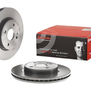 Brembo Brake Rotor, Vented, One Piece Design, Wheel Bolt Pattern 4 X 100 Millimeter – 09A96811C02