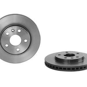 Brembo Brake Rotor, Vented, One Piece Design, Wheel Bolt Pattern 5 X 120 Millimeter – 09A96911C02