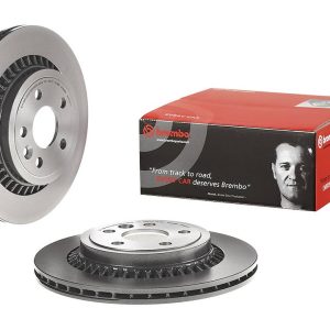 Brembo Brake Rotor, Vented, One Piece Design, Wheel Bolt Pattern 5 X 107.95 Millimeter – 09B02611C02