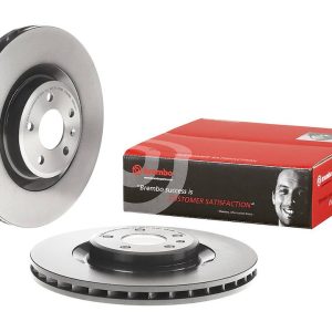 Brembo Brake Rotor, Vented, One Piece Design, Wheel Bolt Pattern 5 X 112 Millimeter – 09B03911C02
