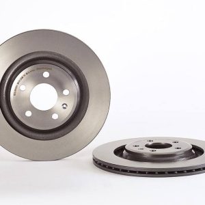Brembo Brake Rotor, Vented, One Piece Design, Wheel Bolt Pattern 5 X 112 Millimeter – 09B04011C02
