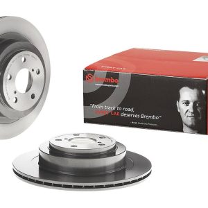 Brembo Brake Rotor, Vented, One Piece Design, Wheel Bolt Pattern 5 X 100 Millimeter – 09B04111C02