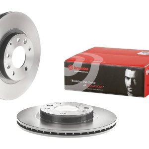 Brembo Brake Rotor, Vented, One Piece Design, Wheel Bolt Pattern 5 X 114.3 Millimeter – 09B04211C02