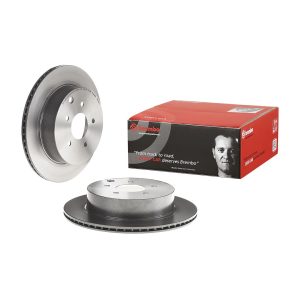Brembo Brake Rotor, Prime, Vented, One Piece Design, Wheel Bolt Pattern 5 X 114.3 Millimeter – 09B26511C02