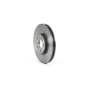 Brembo Brake Rotor, Xtra, Vented Cross Drilled, One Piece Design, Wheel Bolt Pattern 5 X 114.3 Millimeter – 09B2661XC02