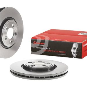Brembo Brake Rotor, Vented, One Piece Design, Wheel Bolt Pattern 5 X 107.95 Millimeter – 09B31111C02