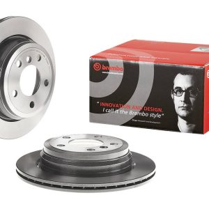 Brembo Brake Rotor, Vented, One Piece Design, Wheel Bolt Pattern 5 X 120 Millimeter – 09B33811C02