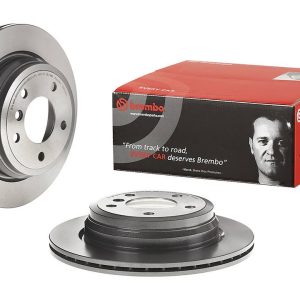Brembo Brake Rotor, Vented, One Piece Design, Wheel Bolt Pattern 5 X 120 Millimeter – 09B33821C02