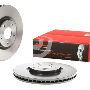 Brembo Brake Rotor, Prime, Vented, One Piece Design, Wheel Bolt Pattern 5 X 114.3 Millimeter – 09.B354.11