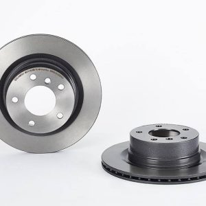 Brembo Brake Rotor, Vented, One Piece Design, Wheel Bolt Pattern 5 X 120 Millimeter – 09B41411C02