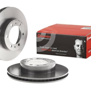 Brembo Brake Rotor, Vented, One Piece Design, Wheel Bolt Pattern 6 X 139.7 Millimeter – 09B46111C02