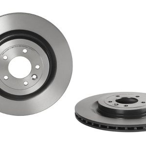 Brembo Brake Rotor, Vented, One Piece Design, Wheel Bolt Pattern 5 X 120 Millimeter – 09B50411C02