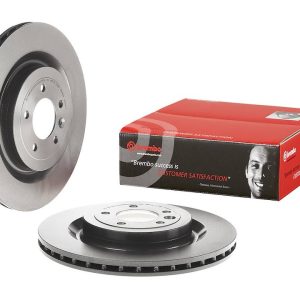Brembo Brake Rotor, Vented, One Piece Design, Wheel Bolt Pattern 5 X 120 Millimeter – 09B50411C02