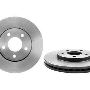 Brembo Brake Rotor, Vented, One Piece Design, Wheel Bolt Pattern 5 X 110 Millimeter – 09B51911C02