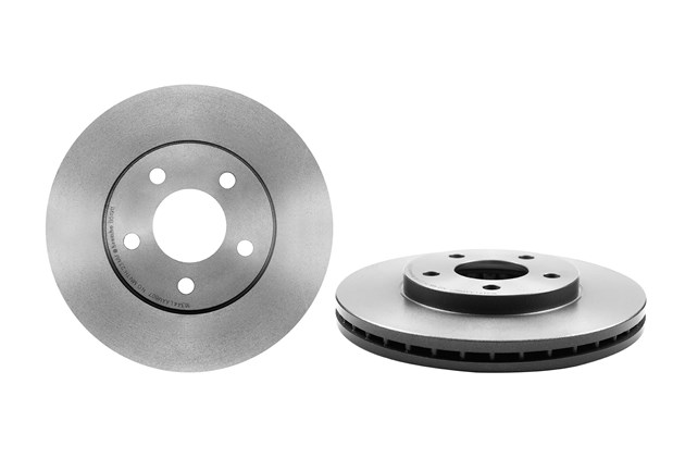 Brembo Brake Rotor, Vented, One Piece Design, Wheel Bolt Pattern 5 X 110 Millimeter – 09B51911C02