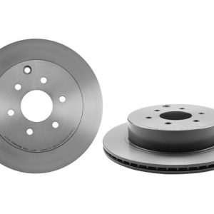 Brembo Brake Rotor, Vented, One Piece Design, Wheel Bolt Pattern 6 X 114.3 Millimeter – 09B52111C02