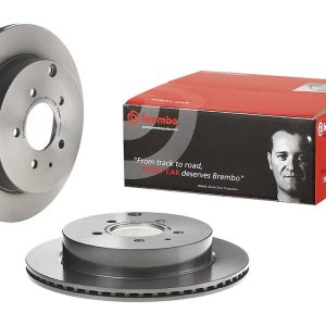 Brembo Brake Rotor, Vented, One Piece Design, Wheel Bolt Pattern 5 X 114.3 Millimeter – 09B54111C02