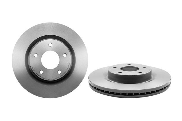 Brembo Brake Rotor, Vented, One Piece Design, Wheel Bolt Pattern 5 X 114.3 Millimeter – 09B54611C02