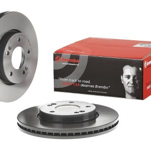 Brembo Brake Rotor, Vented, One Piece Design, Wheel Bolt Pattern 5 X 114.3 Millimeter – 09B55111C02