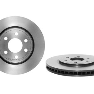 Brembo Brake Rotor, Vented, One Piece Design, Wheel Bolt Pattern 6 X 114.3 Millimeter – 09B55211C02