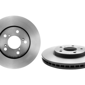Brembo Brake Rotor, Vented, One Piece Design, Wheel Bolt Pattern 5 X 120 Millimeter – 09B55511C02