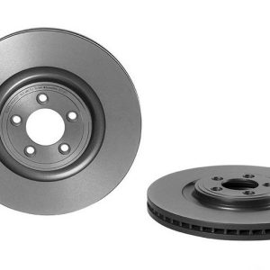 Brembo Brake Rotor, Vented, One Piece Design, Wheel Bolt Pattern 5 X 107.95 Millimeter – 09B55611C02