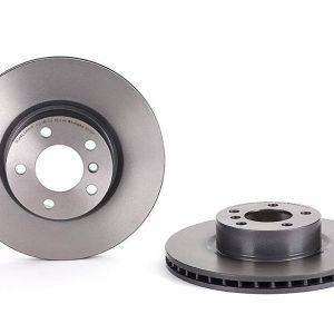 Brembo Brake Rotor, Vented, One Piece Design, Wheel Bolt Pattern 5 X 120 Millimeter – 09B57011C02