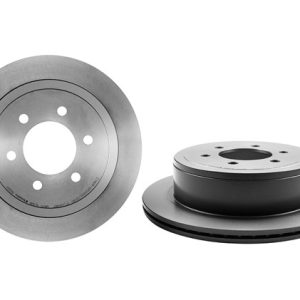 Brembo Brake Rotor, Vented, One Piece Design, Wheel Bolt Pattern 6 X 135 Millimeter – 09B59511C02
