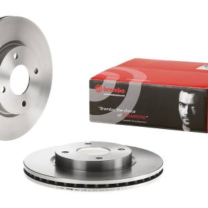 Brembo Brake Rotor, Vented, One Piece Design, Wheel Bolt Pattern 4 X 114.3 Millimeter – 09B63210C02