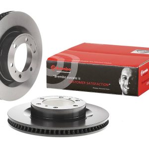 Brembo Brake Rotor, Vented, One Piece Design, Wheel Bolt Pattern 6 X 139.7 Millimeter – 09B63411C02