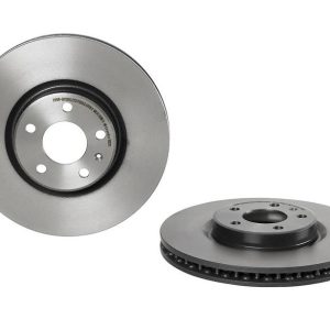 Brembo Brake Rotor, Vented, One Piece Design, Wheel Bolt Pattern 5 X 112 Millimeter – 09B82211C02