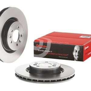 Brembo Brake Rotor, Vented, One Piece Design, Wheel Bolt Pattern 5 X 120 Millimeter – 09B85811C02