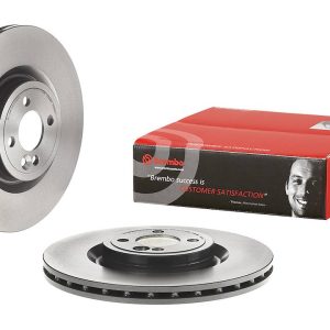 Brembo Brake Rotor, Vented, One Piece Design, Wheel Bolt Pattern 4 X 100 Millimeter – 09B95611C02