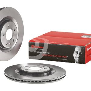 Brembo Brake Rotor, Vented, One Piece Design, Wheel Bolt Pattern 5 X 112 Millimeter – 09B96911C02