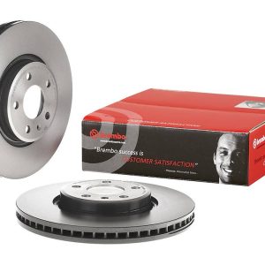Brembo Brake Rotor, Vented, One Piece Design, Wheel Bolt Pattern 5 X 112 Millimeter – 09B97211C02