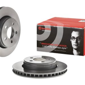 Brembo Brake Rotor, Vented, One Piece Design, Wheel Bolt Pattern 5 X 114.3 Millimeter – 09C00411C02