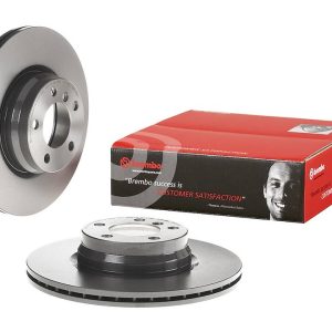 Brembo Brake Rotor, Vented, One Piece Design, Wheel Bolt Pattern 5 X 120 Millimeter – 09C11611C02