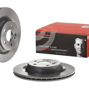 Brembo Brake Rotor, Vented, One Piece Design, Wheel Bolt Pattern 5 X 112 Millimeter – 09C13411C02