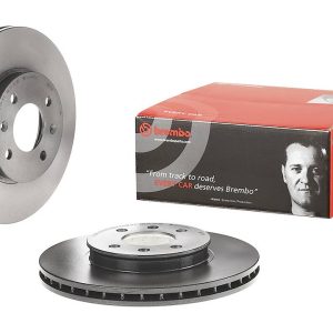 Brembo Brake Rotor, Vented, One Piece Design, Wheel Bolt Pattern 4 X 100 Millimeter – 09C17111C02