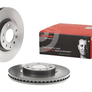 Brembo Brake Rotor, Vented, One Piece Design, Wheel Bolt Pattern 5 X 114.3 Millimeter – 09C17611C02